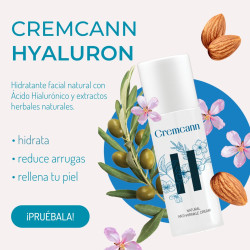 Cremcann Hyaluron - Crema hidratante natural rellenadora 50ml